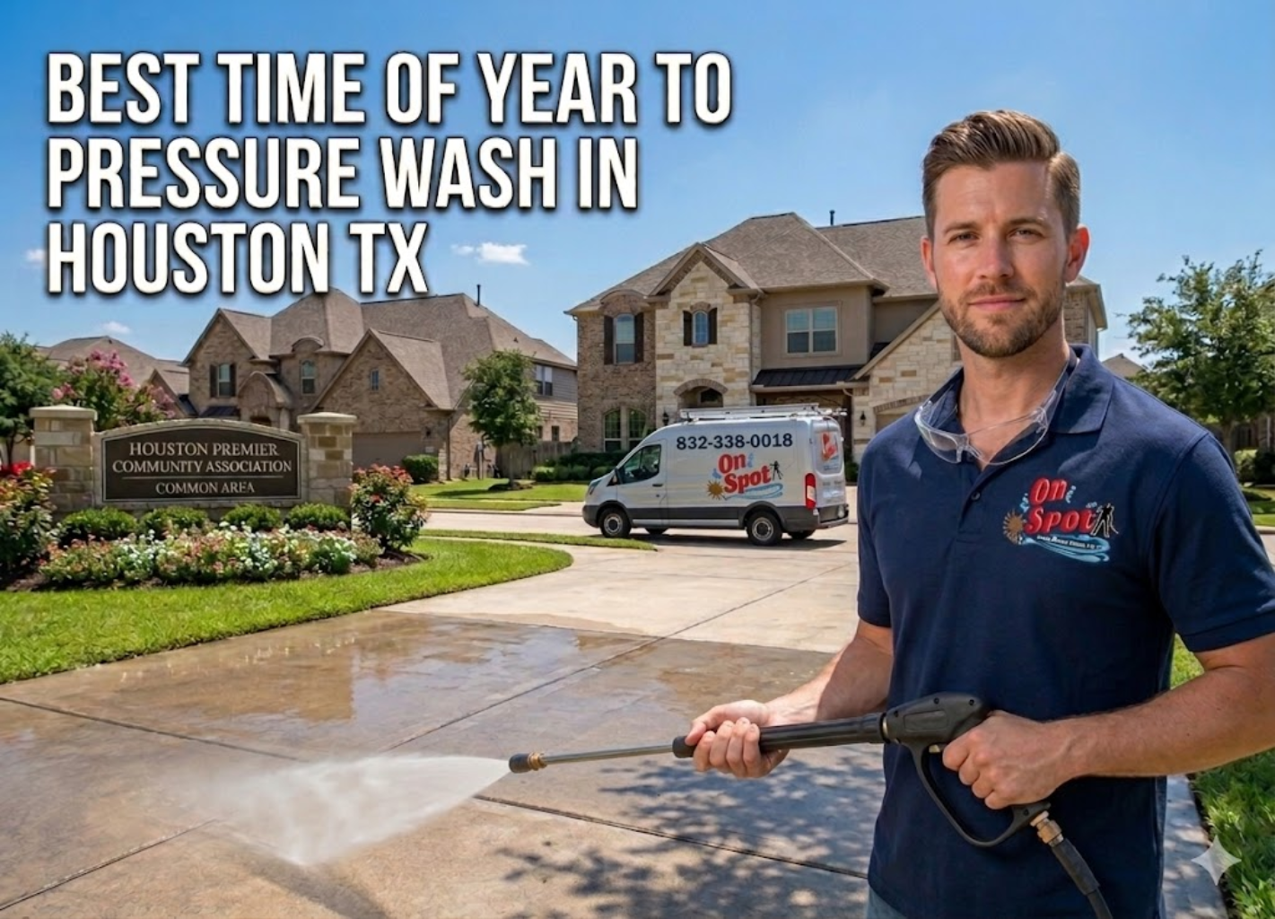 Best Time of Year to Pressure Wash in Houston TX