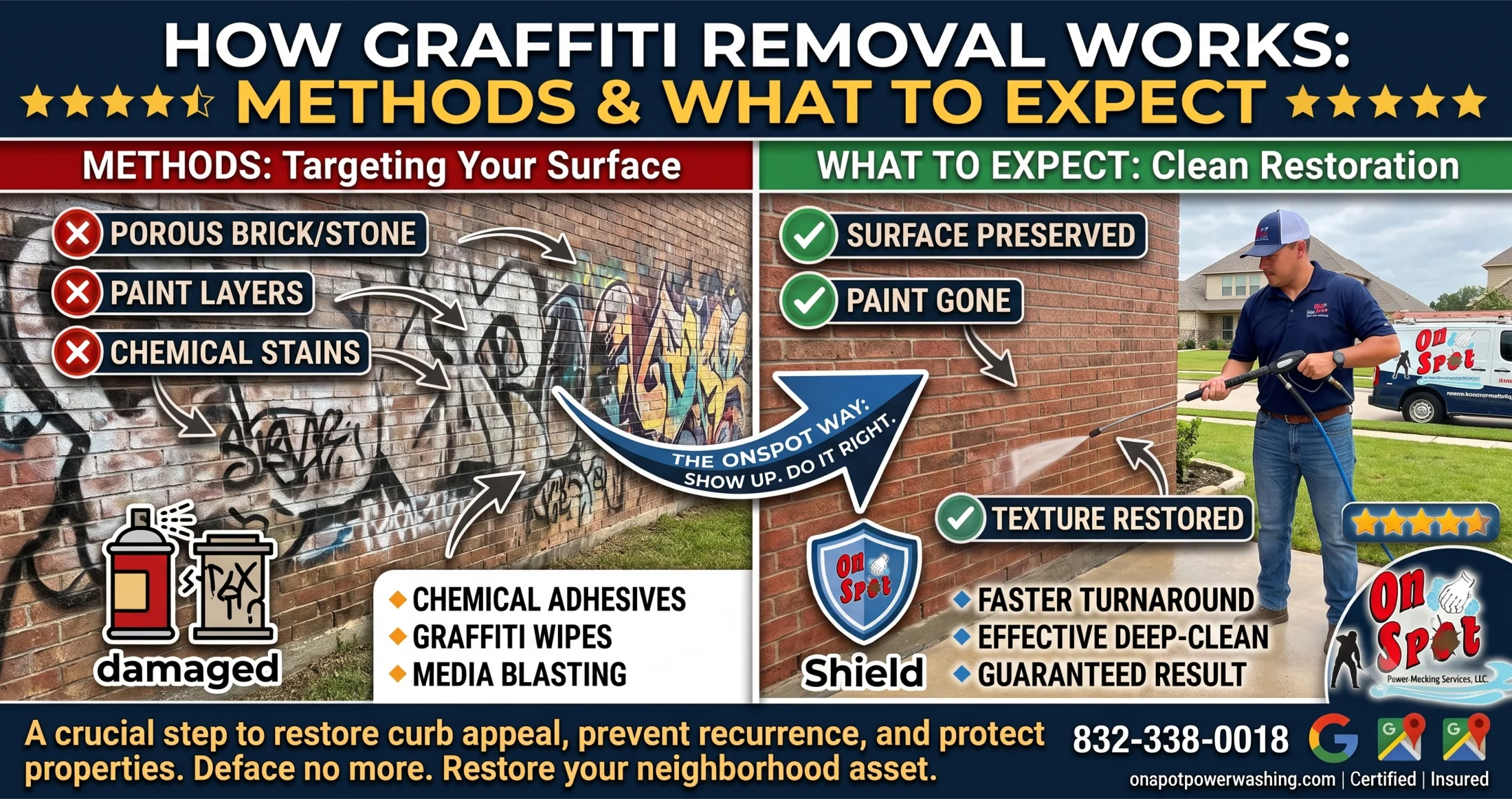 How Graffiti Removal Works: Methods and What to Expect