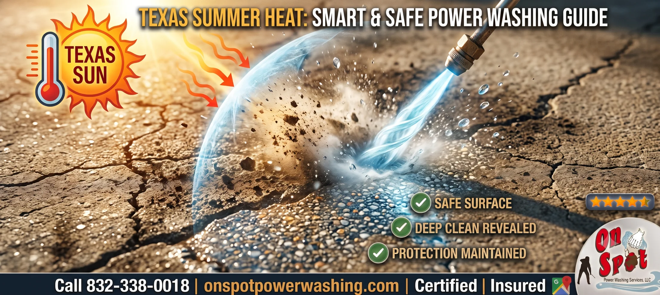Pressure Washing in Texas Heat: What Homeowners Need to Know